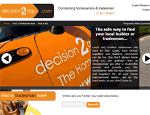 Tablet Screenshot of decision2day.com